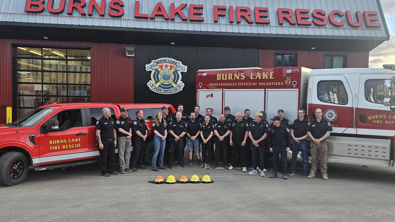 New hall and volunteers